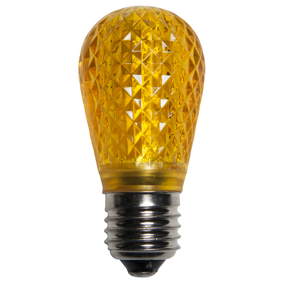 S14 Faceted LED Bulbs GOLD