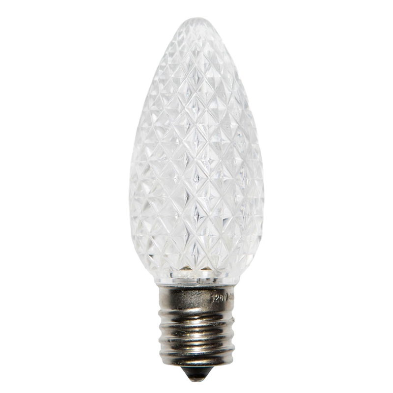 C9 Faceted Bulbs WARM WHITE