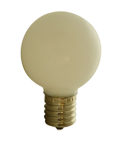 G40 BLOW MOLD OPAQUE LED BULBS WARM WHITE