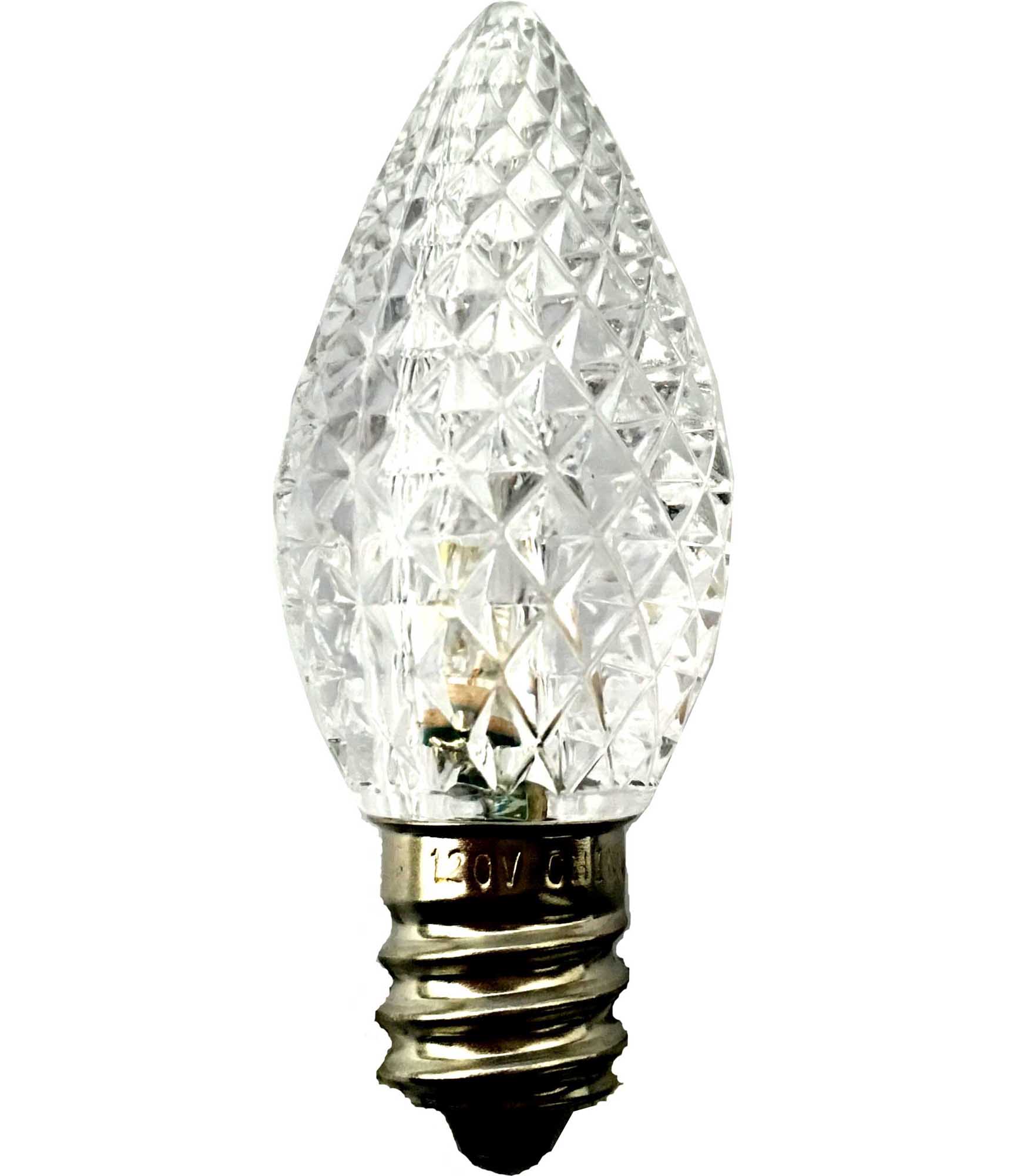 C7 Faceted Bulbs WARM WHITE