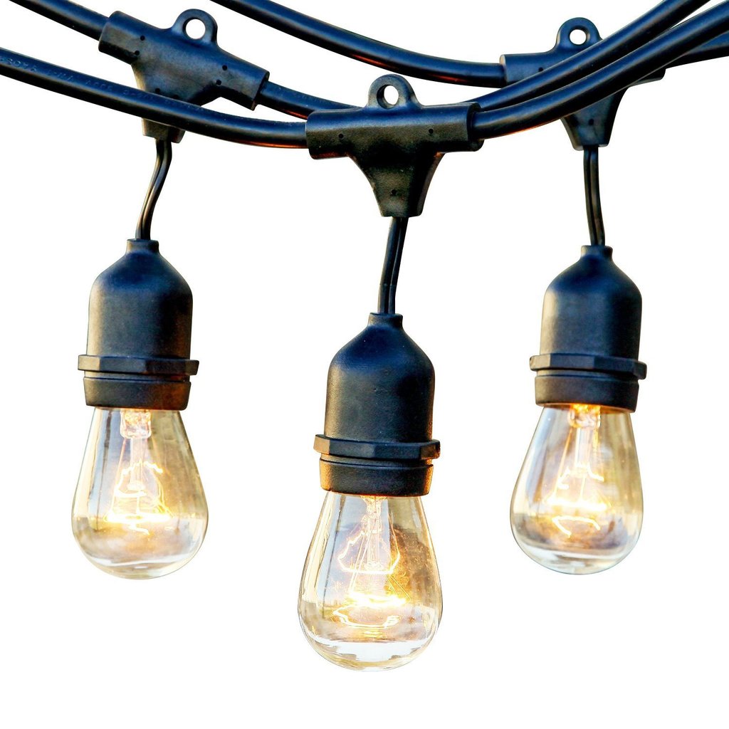 E26 Patio String Ligths & S14 11W Incadescent Bulb