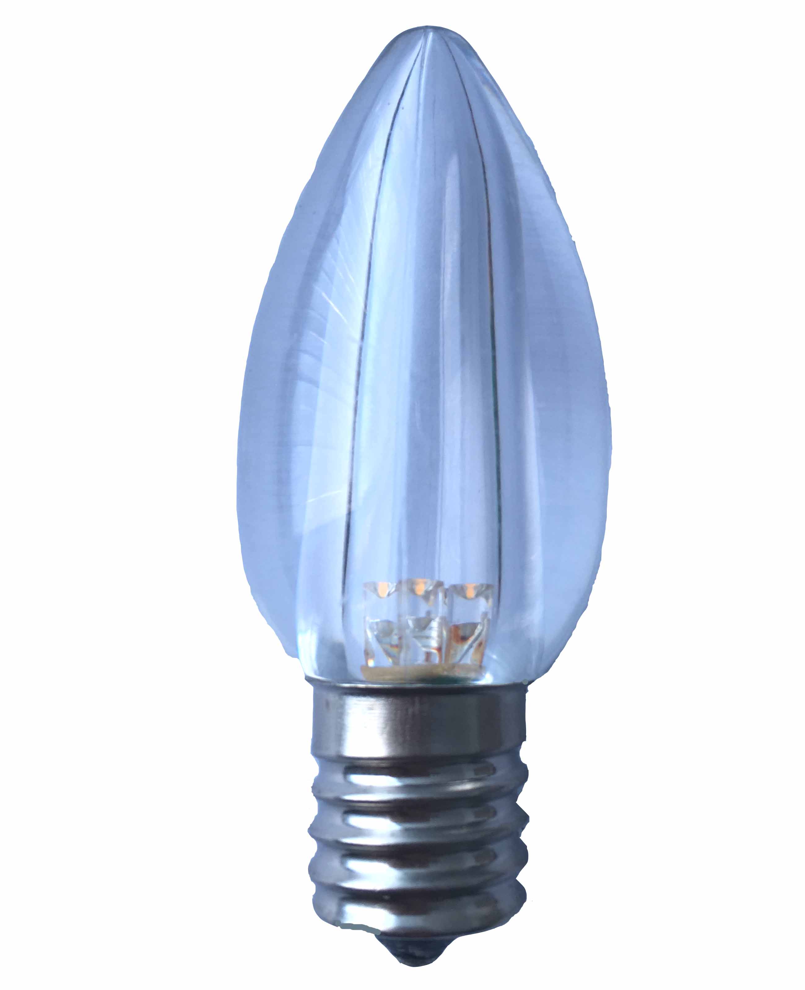 C9 Smooth Transparent LED bulb COOL WHITE